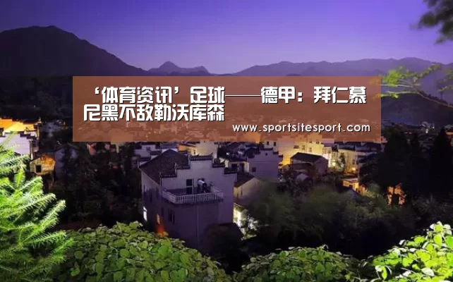 ‘体育资讯’足球——德甲:拜仁慕尼黑不敌勒沃库森(图3) 6686体育